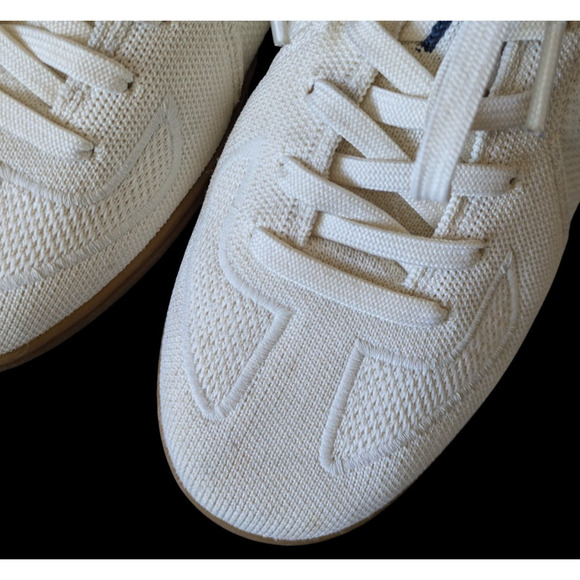 Rothys Bone White The RS01 Casual Sneaker Size 9 Mens Knit Lace Up Comfort - Picture 11 of 16